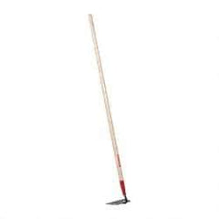 Razor-Back - 4-1/2" High x 7" Wide Square Steel Hoe - 54" Long Wood Straight Handle - Caliber Tooling