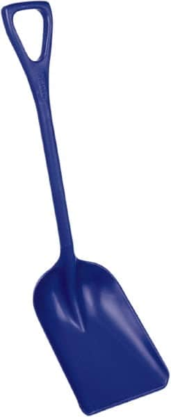 Remco - 14" High x 11" Wide Square Plastic Shovel - 38" Long Plastic D-Grip Handle - Caliber Tooling