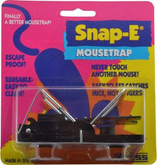 Made in USA - Snap Trap for Use on Mice - 3-7/8 Inch Long x 1-7/8 Inch Wide x 2-3/8 Inch High, Polystyrene and Steel - Caliber Tooling