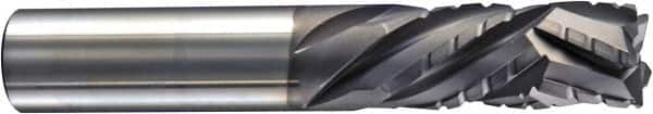 Niagara Cutter - 1/4" Cutting Diam x 3/4" Length of Cut, 5 Flute, Compression Spiral Router Bit - Diamond Coated, Right Hand Cut, Solid Carbide, 2-1/2" OAL x 1/4" Shank Diam, Chipbreaker, 30° Helix Angle - Caliber Tooling