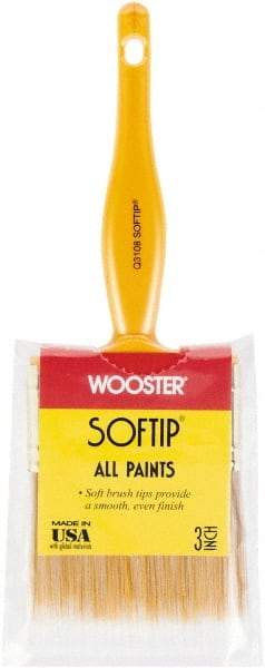 Wooster Brush - 3" Synthetic General Purpose Paint Brush - 2-11/16" Bristle Length, Plastic Handle - Caliber Tooling