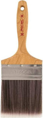 Wooster Brush - 4" Synthetic Wall Brush - 3-15/16" Bristle Length, Maple Handle - Caliber Tooling