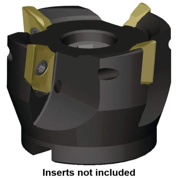 Kennametal - 3 Inserts, 2" Cutter Diam, 0.63" Max Depth of Cut, Indexable High-Feed Face Mill - 3/4" Arbor Hole Diam, 1.574" High, C5720VZ16-A2.00Z3R Toolholder, ZDET16M... Inserts, Series 5720VZ - Caliber Tooling