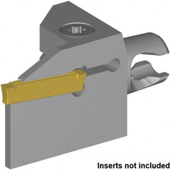 Kennametal - A4G0150M01U01B Insert, 30mm Head Length, 1.5mm Min Groove Width, Modular Grooving Blade Holder Head - Neutral Cut, System Size KM16, Series A4 - Caliber Tooling