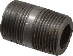 Value Collection - Schedule 160, 3/4" Diam x 1-1/2" Long Black Pipe Nipple - Threaded - Caliber Tooling