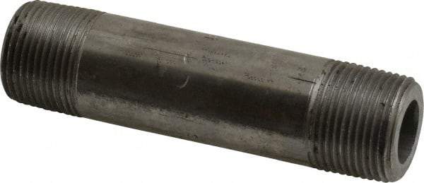 Value Collection - Schedule 160, 3/4" Diam x 4" Long Black Pipe Nipple - Threaded - Caliber Tooling