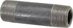 Value Collection - Schedule 160, 1" Diam x 4" Long Black Pipe Nipple - Threaded - Caliber Tooling