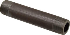 Value Collection - Schedule 160, 1" Diam x 6" Long Black Pipe Nipple - Threaded - Caliber Tooling