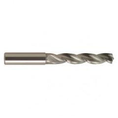 17mm Dia-Carbide HP 5XD Drill-130° Point-Bright - Caliber Tooling