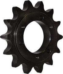 U.S. Tsubaki - 30 Teeth, 1/2" Chain Pitch, Chain Size 40, QD Sprocket - 1-11/16" Bore Diam, 4.06" Outside Diam - Caliber Tooling