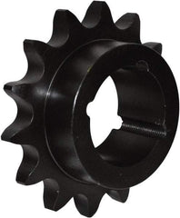 U.S. Tsubaki - 13 Teeth, 5/8" Chain Pitch, Chain Size 50, Taper Lock Sprocket - 1" Bore Diam, 2.91" Outside Diam - Caliber Tooling