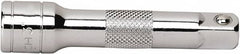 GearWrench - 1/4" Drive Standard Socket Extension - 3" OAL, Chrome Finish - Caliber Tooling