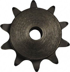 U.S. Tsubaki - 18 Teeth, 1" Chain Pitch, Chain Size 2040, Double Pitch Sprocket - 5/8" Bore Diam, 2.924" Pitch Diam, 3.14" Outside Diam - Caliber Tooling