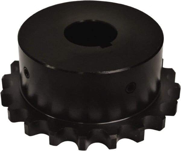 U.S. Tsubaki - 2-7/16" Bore Diam Finished Bore Roller Chain Coupling - 5.04" Coupling OD - Caliber Tooling