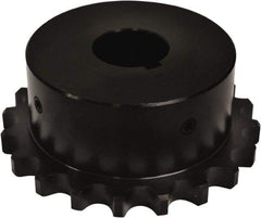 U.S. Tsubaki - 2-7/16" Bore Diam Finished Bore Roller Chain Coupling - 5.04" Coupling OD - Caliber Tooling