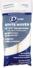 Premier Paint Roller - 1/2" Nap, 4" Wide Paint Mini Roller Covers - Semi-Rough Texture, Woven - Caliber Tooling