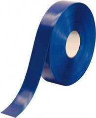 PRO-SAFE - Blue Solid Color PVC Tape - 2" Wide x 100' Long x 50 mil Thick, General Traffic - Caliber Tooling