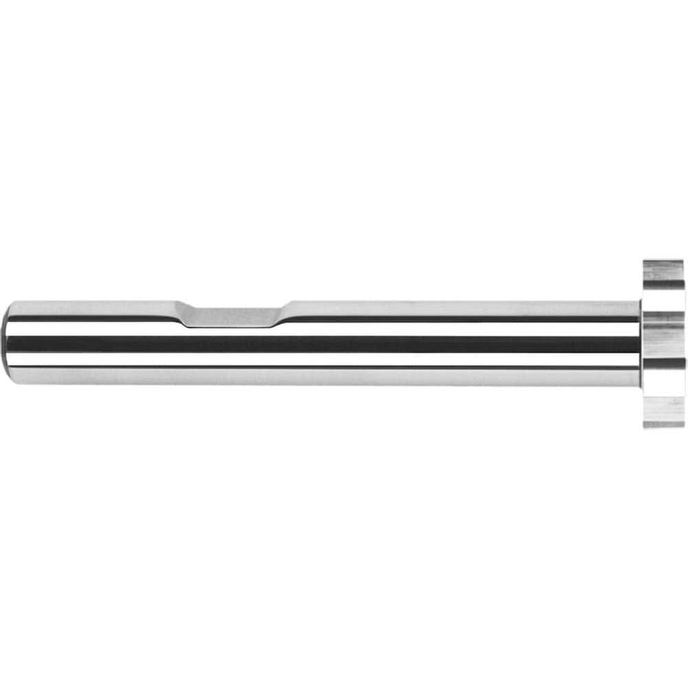 Harvey Tool - 3/4" Cut Diam, 0.1" Cut Width, 1/2" Shank, Straight-Tooth Woodruff Keyseat Cutter - Exact Industrial Supply