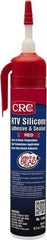 CRC - 8 oz Tube Red RTV Silicone Gasket Sealant - -80 to 500°F Operating Temp, 24 hr Full Cure Time - Caliber Tooling