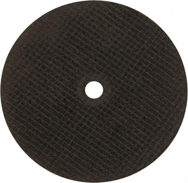 Norton - 7" 24 Grit Aluminum Oxide Cutoff Wheel - 3/32" Thick, 5/8" Arbor, 8,730 Max RPM, Use with Circular Saws - Caliber Tooling