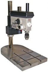 Floor Drill Press: 7″ Swing, 115V, 1 Phase 6-1/2″ Table Length