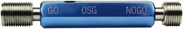 OSG - M12x1.25, Class 6H, Double End Plug Thread Go/No Go Gage - High Speed Steel, Handle Included - Caliber Tooling
