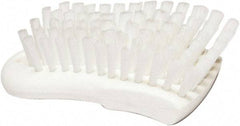 PRO-SOURCE - 1-1/16" Bristle Length, Polypropylene Food Service Brush - 6" Long x 2.63" Wide Head, White, Foam Block - Caliber Tooling