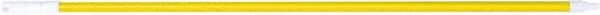 PRO-SOURCE - 60 x 1-1/4" Fiberglass Handle for Floor Squeegees & Push Brooms - Threaded Connection, Yellow - Caliber Tooling