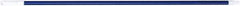 PRO-SOURCE - 60 x 1-1/4" Fiberglass Handle for Floor Squeegees & Push Brooms - Threaded Connection, Blue - Caliber Tooling