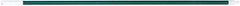 PRO-SOURCE - 54 x 1-1/4" Fiberglass Handle for Floor Squeegees & Push Brooms - Threaded Connection, Green - Caliber Tooling