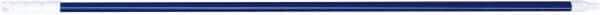 PRO-SOURCE - 54 x 1-1/4" Fiberglass Handle for Floor Squeegees & Push Brooms - Threaded Connection, Blue - Caliber Tooling