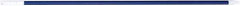 PRO-SOURCE - 54 x 1-1/4" Fiberglass Handle for Floor Squeegees & Push Brooms - Threaded Connection, Blue - Caliber Tooling