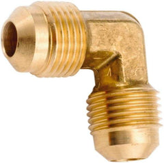 ANDERSON METALS - 5/8" Tube OD, 45° Lead Free Brass Flared Tube Union Elbow - Flare x Flare Ends - Caliber Tooling