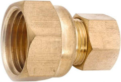 ANDERSON METALS - 5/8" OD, Lead Free Brass Female Connector - 150 Max Working psi, Comp x FNPT Ends - Caliber Tooling