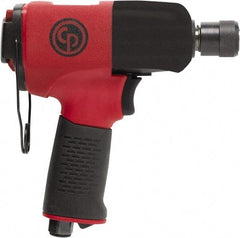 Chicago Pneumatic - 7/16" Drive, 11,500 RPM, 332 Ft/Lb Torque Impact Wrench - Pistol Grip Handle, 8 CFM, 90 psi, 1/4" NPT Inlet - Caliber Tooling