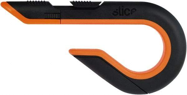 Slice - Retractable Utility Knife - Black & Orange Non-Slip Comfort Handle, 1 Blade Included - Caliber Tooling