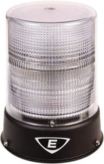 Edwards Signaling - 24 VAC/VDC, 4X NEMA Rated, LED, Clear, Flashing, Steady Light - 65 Flashes per min, 3/4 Inch Pipe, 6-1/2 Inch Diameter, 8 Inch High, IP66 Ingress Rating, Pipe Mount - Caliber Tooling