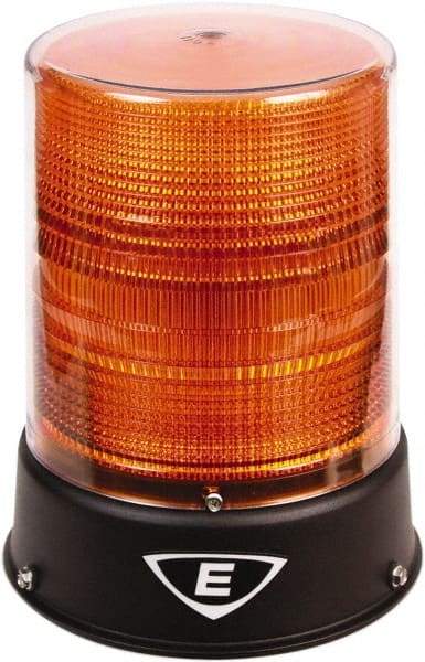 Edwards Signaling - 24 VAC/VDC, 4X NEMA Rated, LED, Amber, Flashing, Steady Light - 65 Flashes per min, 3/4 Inch Pipe, 6-1/2 Inch Diameter, 8 Inch High, IP66 Ingress Rating, Pipe Mount - Caliber Tooling