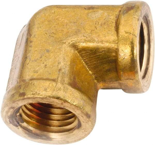 ANDERSON METALS - Class NSF, 1/2" Internal Pipe, Lead Free Brass 90° Elbow - NPT - Caliber Tooling