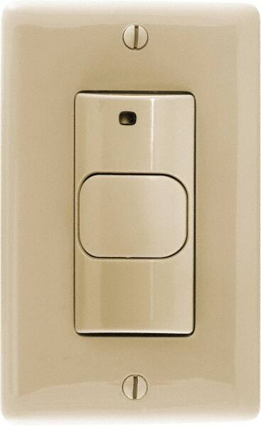 Hubbell Wiring Device-Kellems - 400 Square Ft. Coverage, Infrared Motion Sensor Wall Switch - 800 at 120 V Incandescent, 1,000 at 120 V and 1,800 at 277 V Fluorescent, 120 to 277 VAC, Ivory - Caliber Tooling