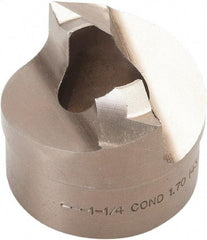 Greenlee - 1-1/4" Conduit Round Punch - 1.7" Hole Diam - Caliber Tooling