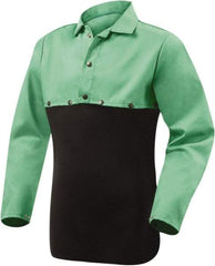 Steiner - Size L, Flame Resistant, Cape Sleeves - Cotton, 9 oz, Green - Caliber Tooling