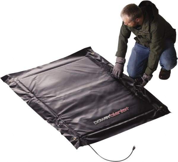 Powerblanket - 24" Long x 24" Wide, Flat, PVC, Standard Heat Blanket - 120 Volts, Flat Back - Caliber Tooling