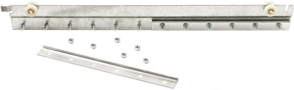 Steiner - 2' Long Galvanized Steel Dock Strip Door Strip Door Trolley - Use with Track & Roller Track - Caliber Tooling