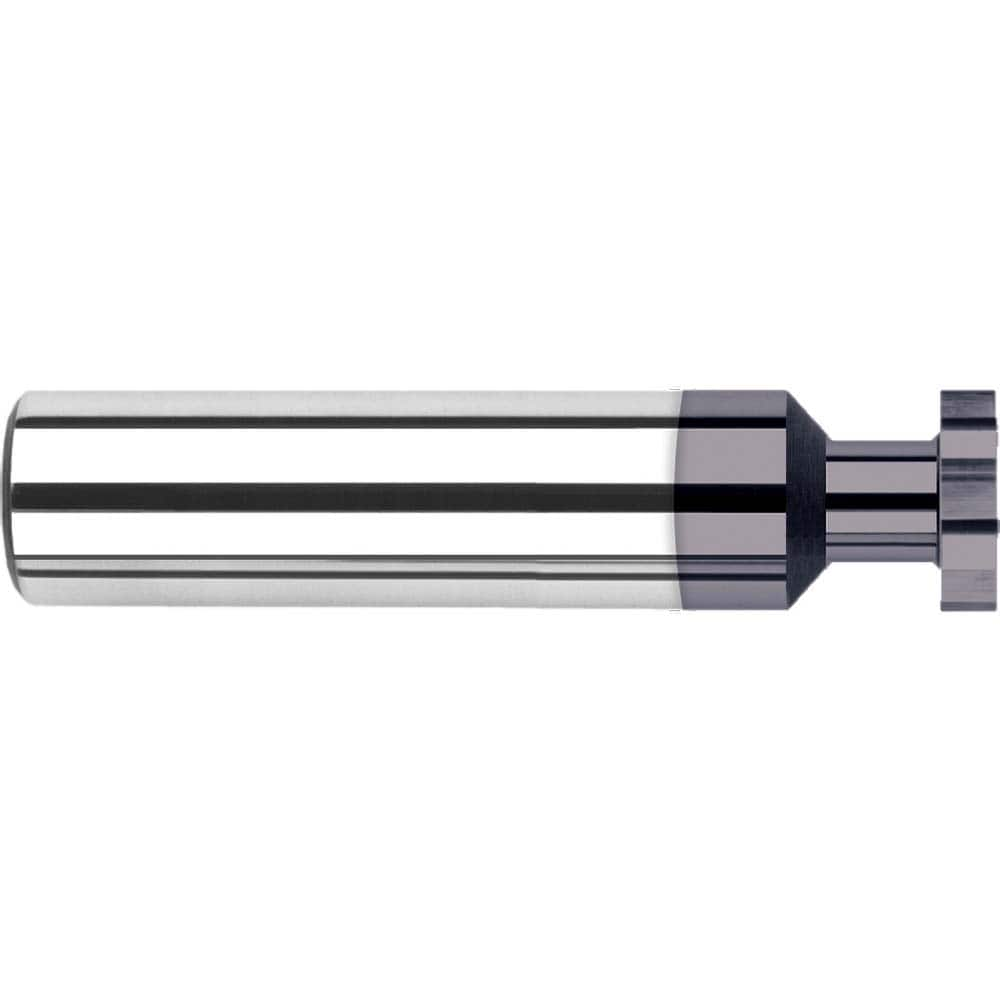 Harvey Tool - 3/8" Cut Diam, 1/32" Cut Width, 3/8" Shank, Straight-Tooth Woodruff Keyseat Cutter - Exact Industrial Supply