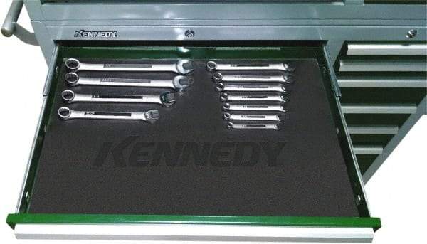 Kennedy - Tool Box PVC Coated Polyester Drawer Liner - 9-1/2" Wide x 20" Deep x 1/16" High, For Kennedy Models 205, 205X, 202X, 302X, 306X - Caliber Tooling