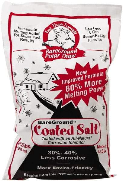 Bare Ground Solutions - 25 Lb Bag Granules - Effective to -20°F - Caliber Tooling