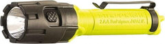 Streamlight - White LED Bulb, 175 Lumens, Industrial/Tactical Flashlight - Yellow Plastic Body, 2 AA Alkaline Batteries Included - Caliber Tooling