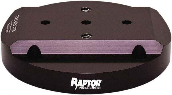 Raptor Workholding - 8.45" Jaw Width, 1-3/4" High Riser - For Use with 4 & 5 Axis Workholding Systems - Caliber Tooling