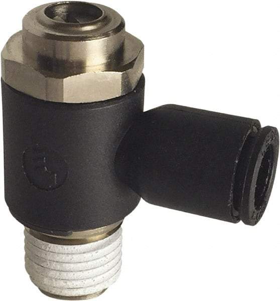 Legris - Speed & Flow Control Valves   Valve Type: Compact Meter Out Flow Control    Male Thread Size: 3/8 - Caliber Tooling